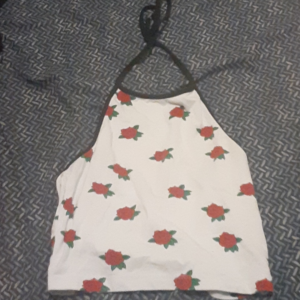 Rose crop tie/lowcut back 🥀🕸